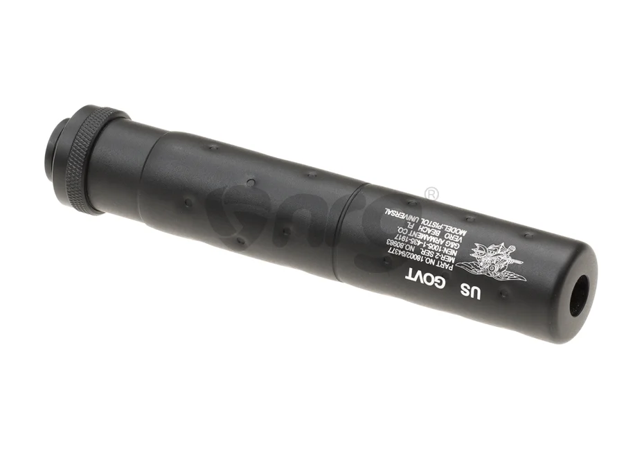 G&G amortizor SOCOM scurt 170x30mm Negru