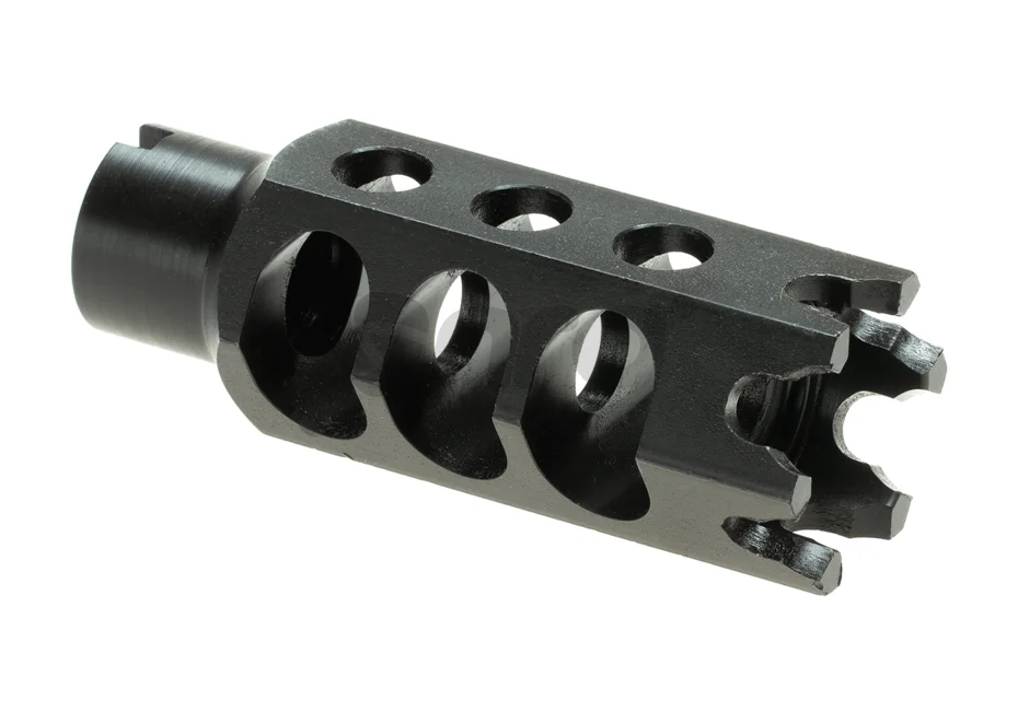 LCT supresor flama hexagonal CW Negru