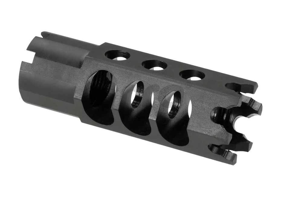 LCT supresor flama hexagonal CW Negru