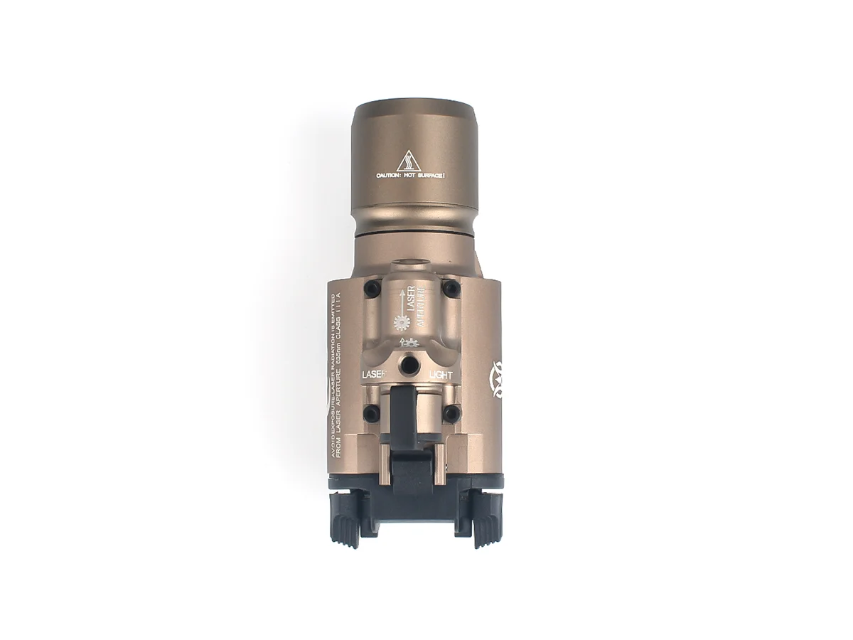 WADSN lanterna tactica + laser Rosu X400 Dark Earth 6